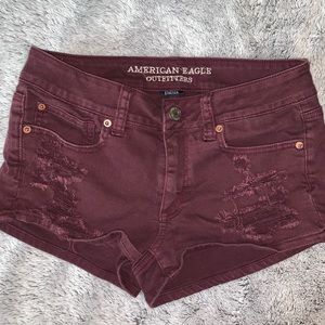 stretchy jean shorts